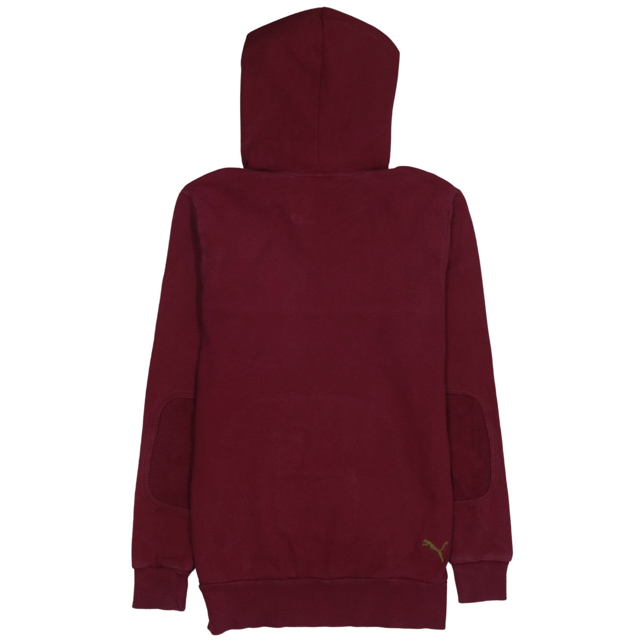 Puma Men's Red Pullover Hoodie Small High Neck Fleece Sweatshirt