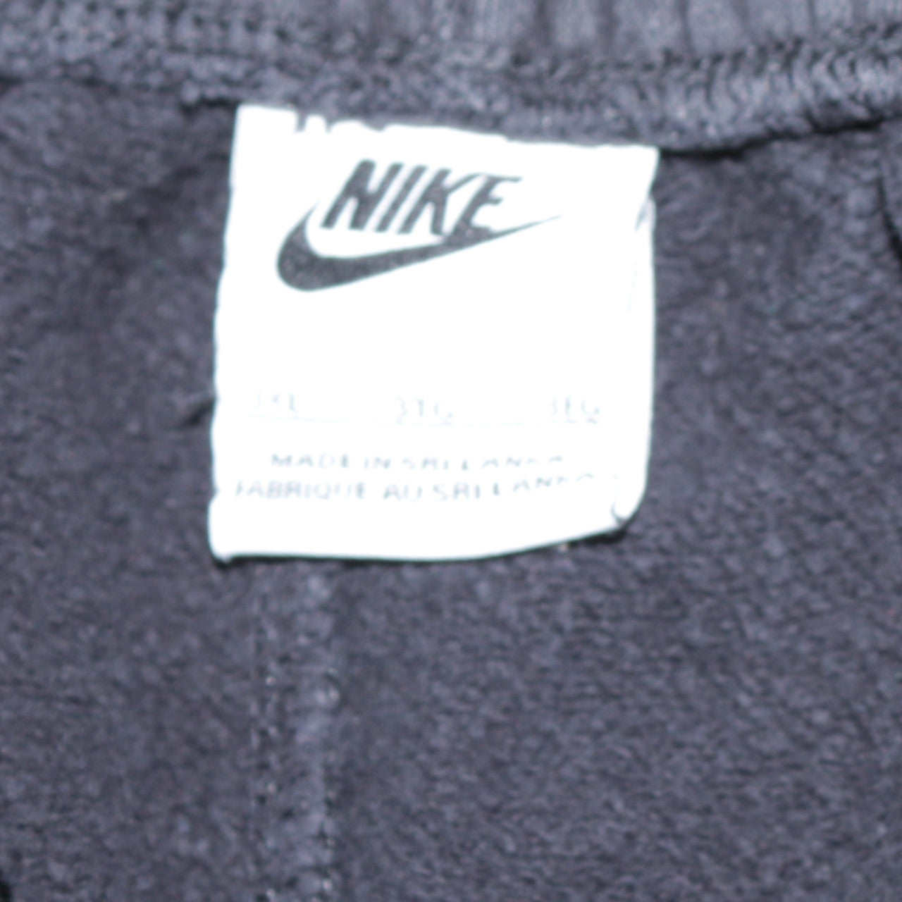 Nike Men's Black Fleece Sweatpants XL Elastic Waist Joggers