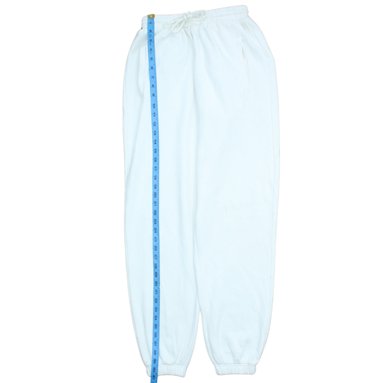 Adidas Women White XS Jogger Sweatpants Elastic Waist Pockets