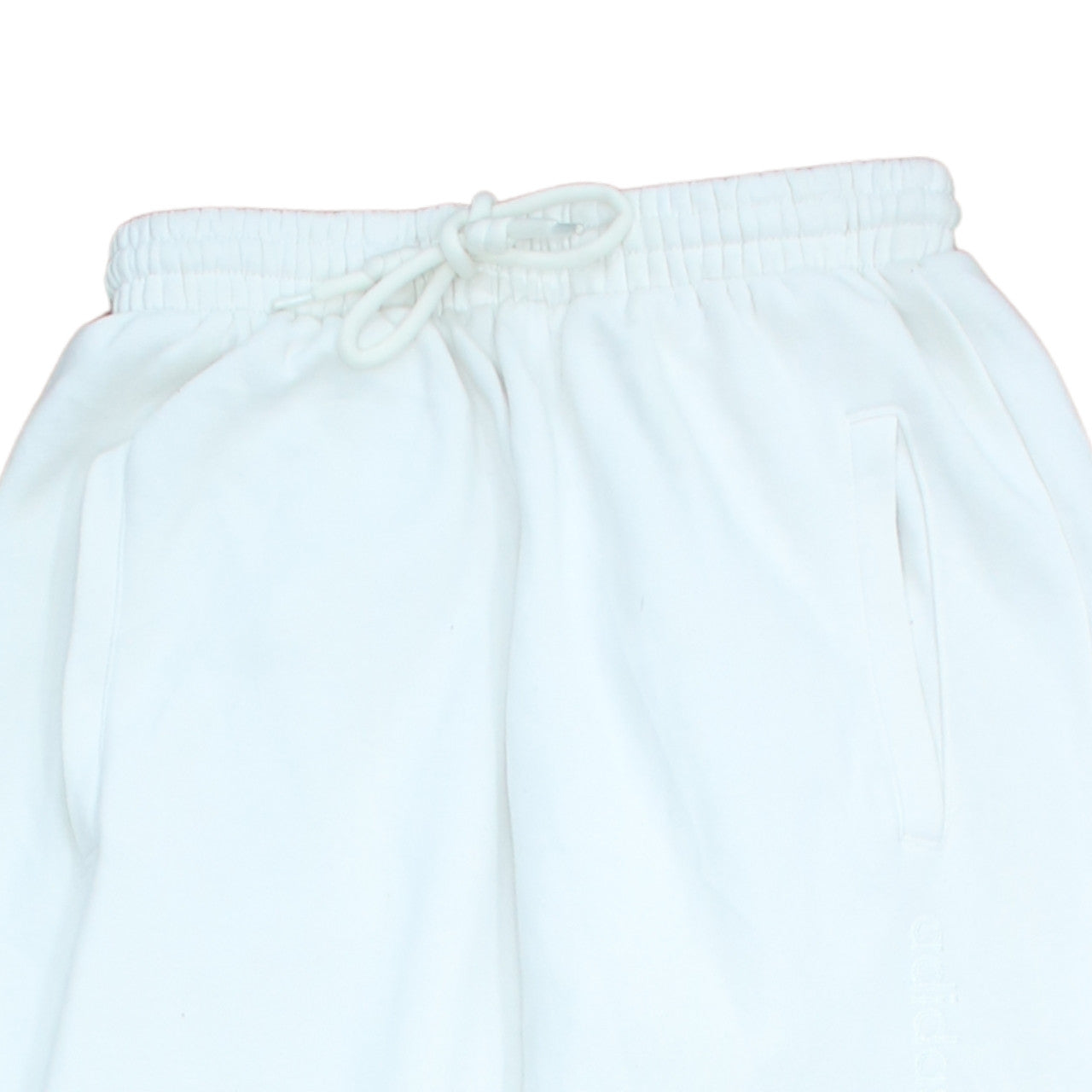 Adidas Women White XS Jogger Sweatpants Elastic Waist Pockets