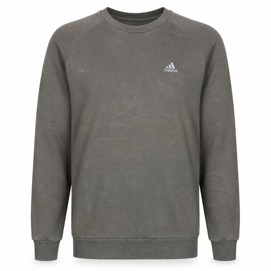 Adidas Mens Grey Small Clima365 Crew Neck Pullover Sweatshirt