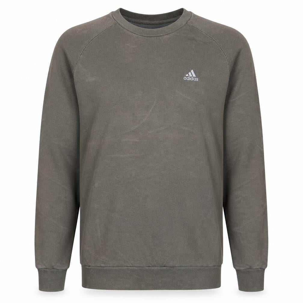 Adidas Mens Grey Small Clima365 Crew Neck Pullover Sweatshirt