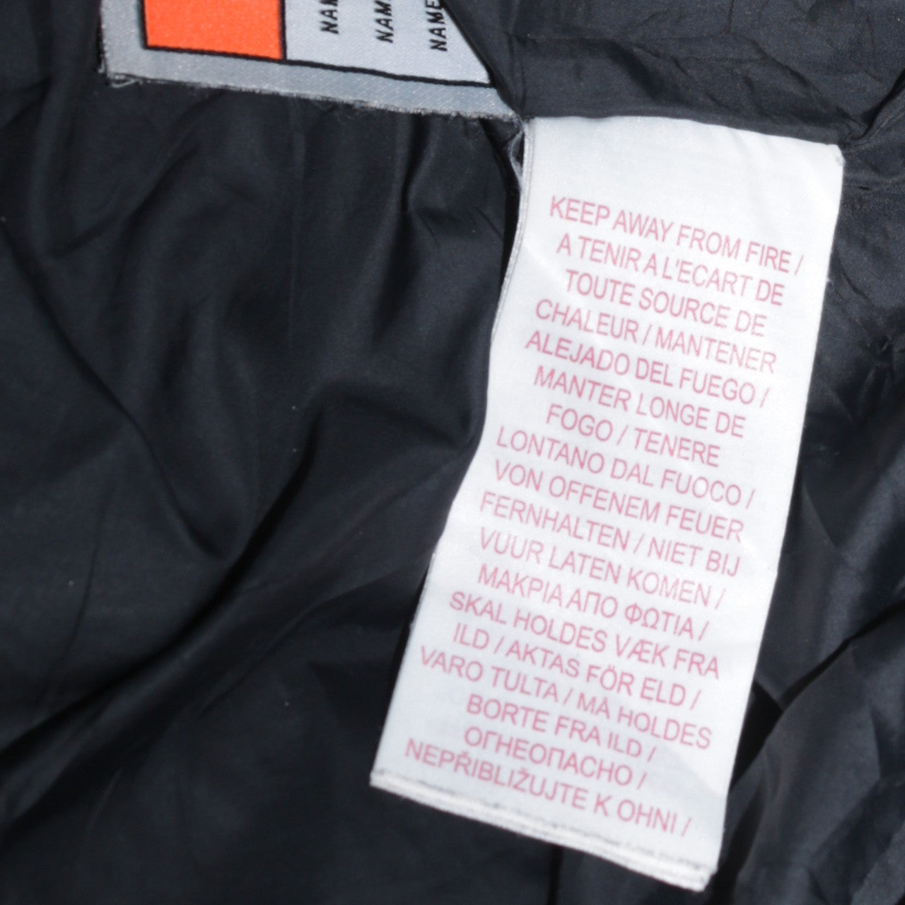 Nike Boys Black Hooded Puffer Jacket XL 158cm Full Zip Lightweight Winter Coat