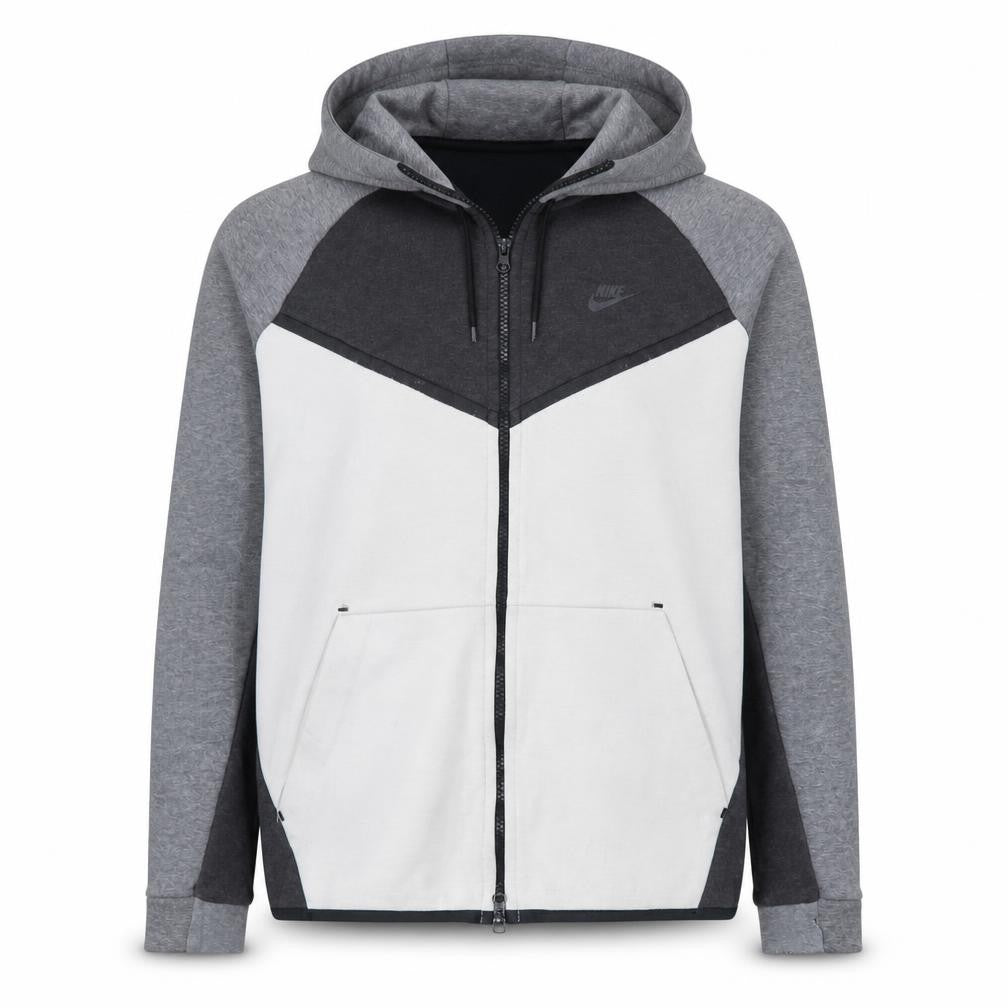 Nike Mens Grey Full Zip Hoodie L Regular Fit Sportswear
