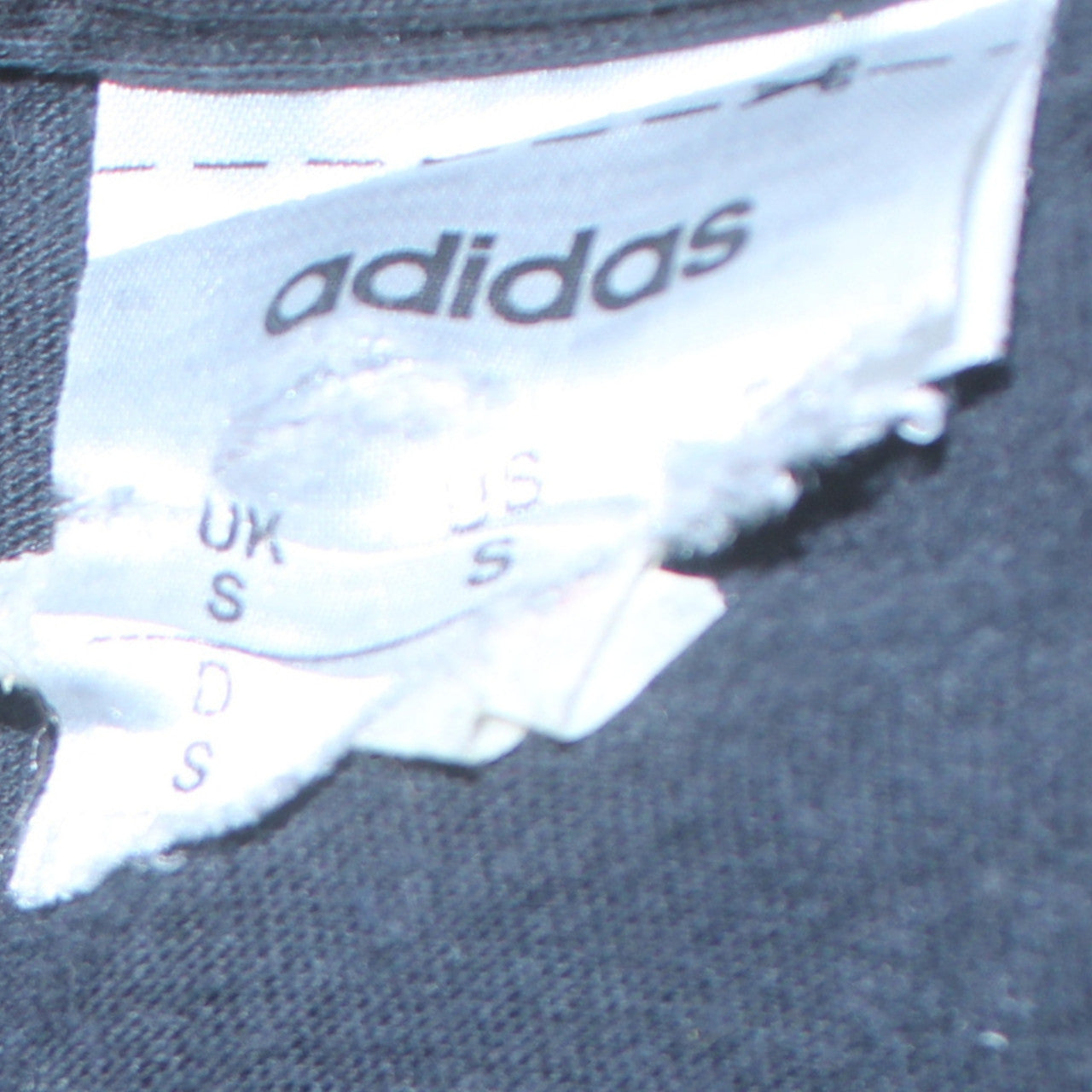 Adidas Men's Black Small Crew Neck Short Sleeve Logo T-Shirt