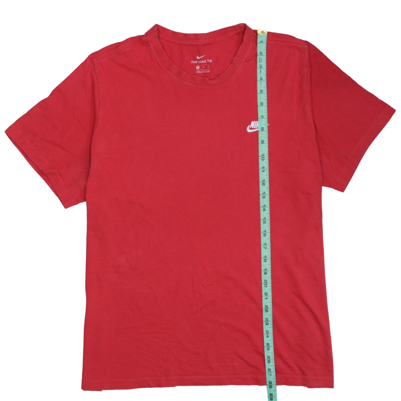 Nike Men's Red XL Crew Neck Short Sleeve Cotton Sports T-Shirt