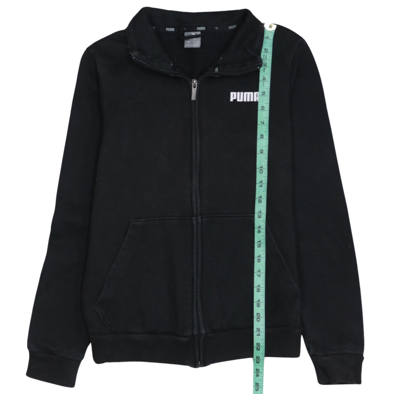 Puma Women's Black Full Zip Track Jacket Size M Sportswear