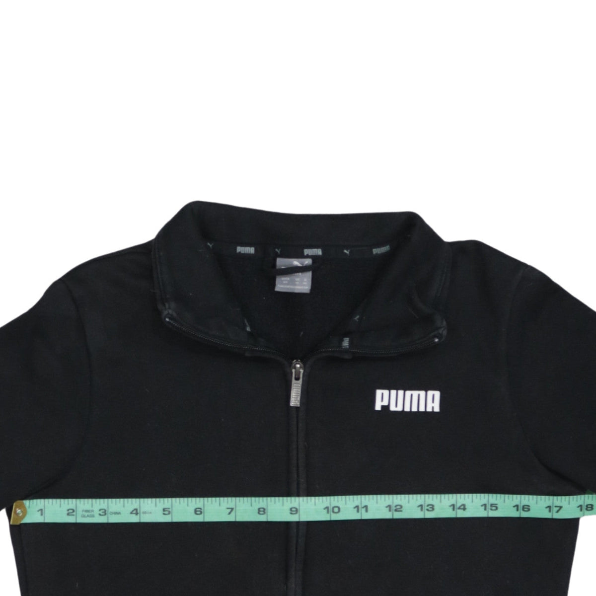 Puma Women's Black Full Zip Track Jacket Size M Sportswear
