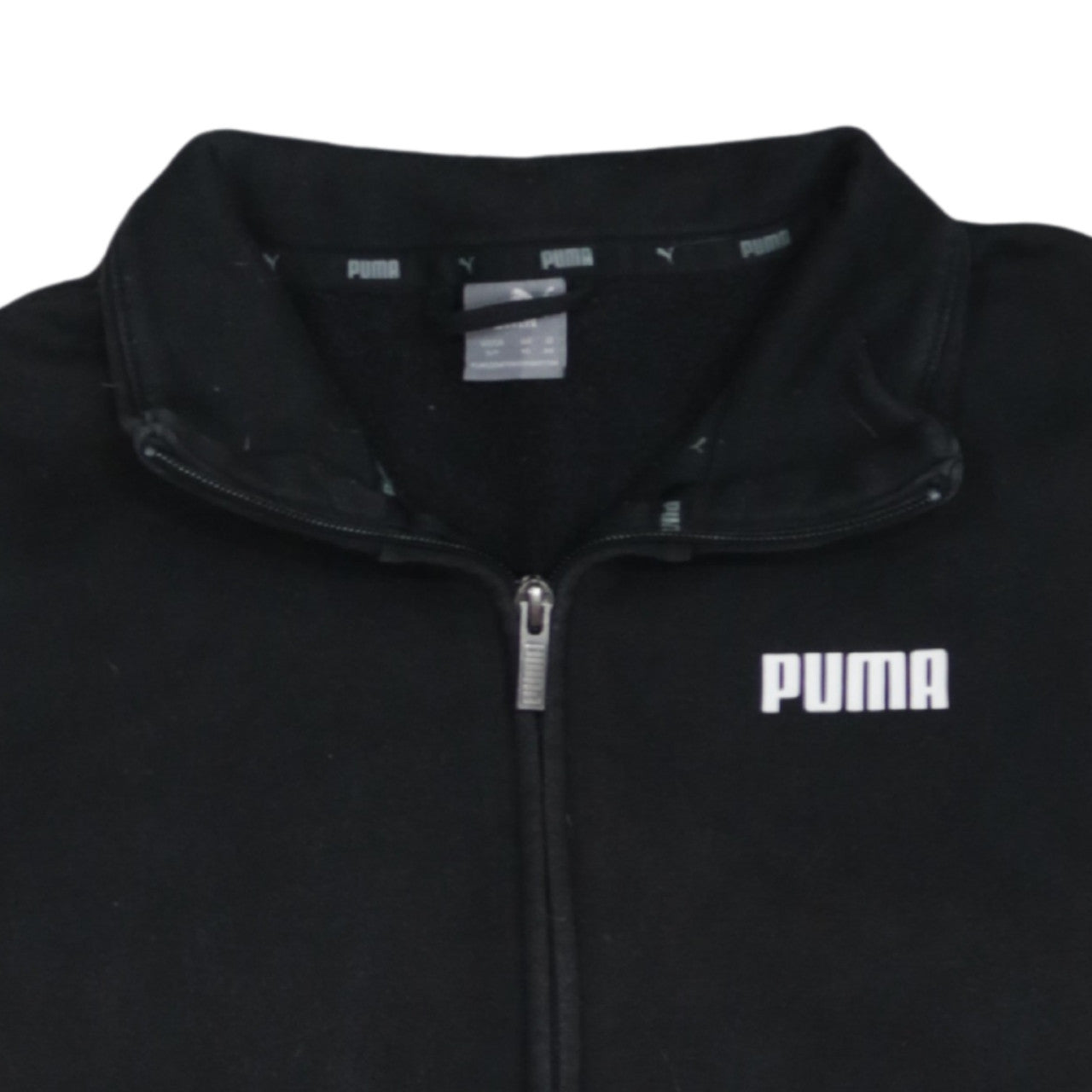 Puma Women's Black Full Zip Track Jacket Size M Sportswear