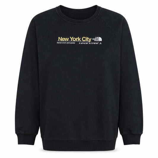 The North Face Womens Black Small New York City Pullover Sweatshirt