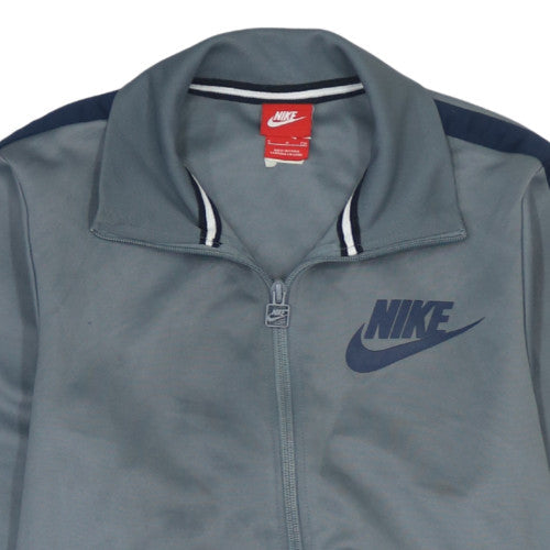 Nike Men's Grey Small Track Jacket Full Zip Sportswear