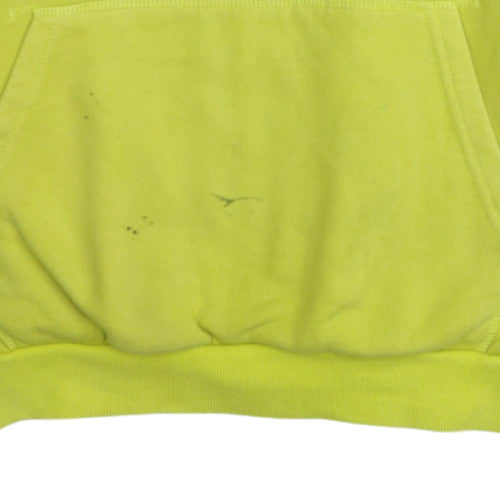 Ellesse Mens Yellow Pullover Hoodie M Logo Sports Sweatshirt
