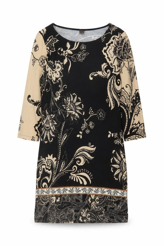 s.Oliver Selection Women’s Black Paisley Shift Dress Size 12