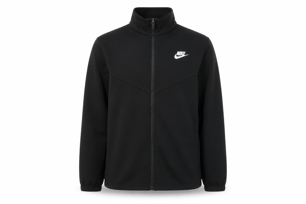 Nike Boys Black XL Track Jacket Full Zip Fleece Activewear Top