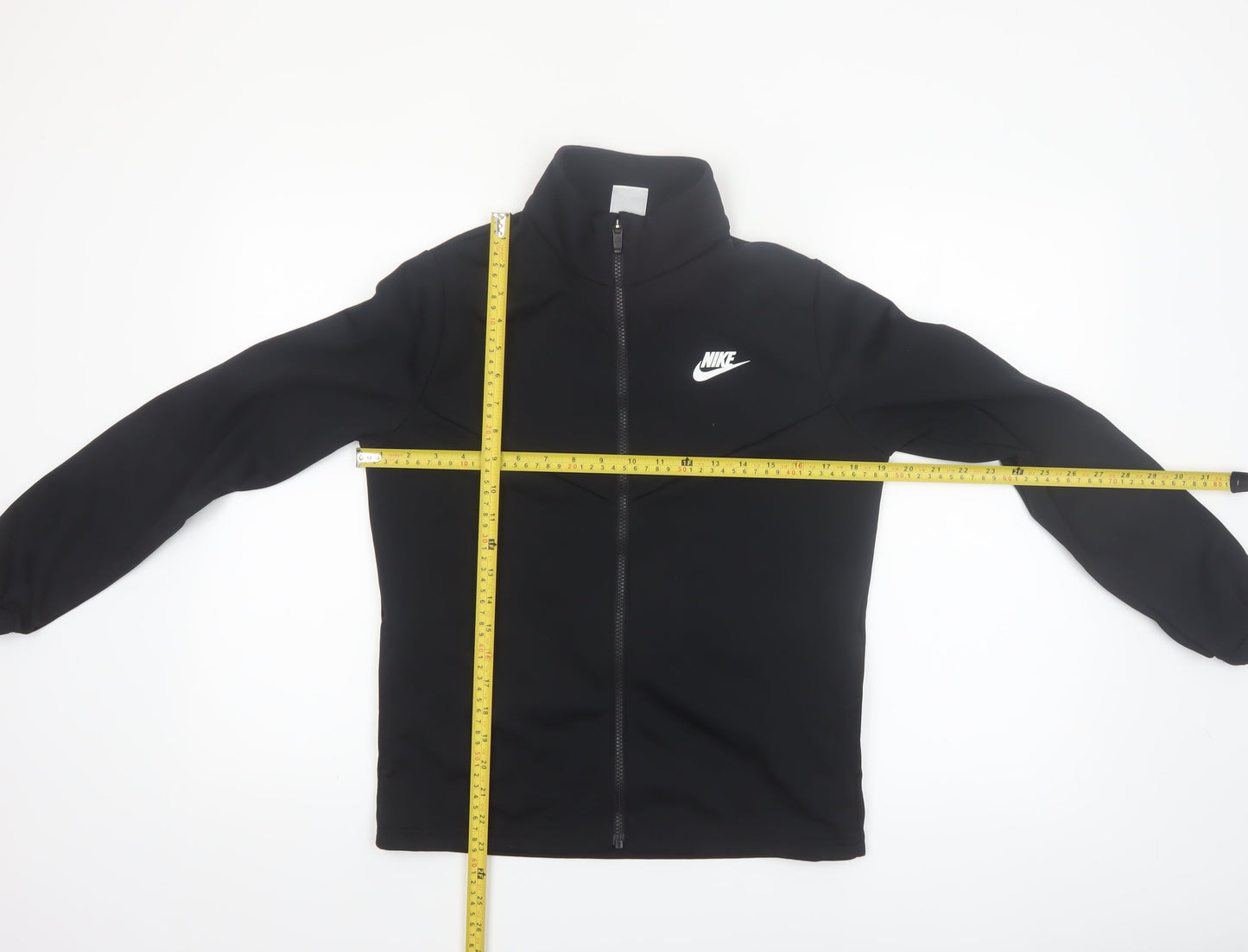 Nike Boys Black XL Track Jacket Full Zip Fleece Activewear Top