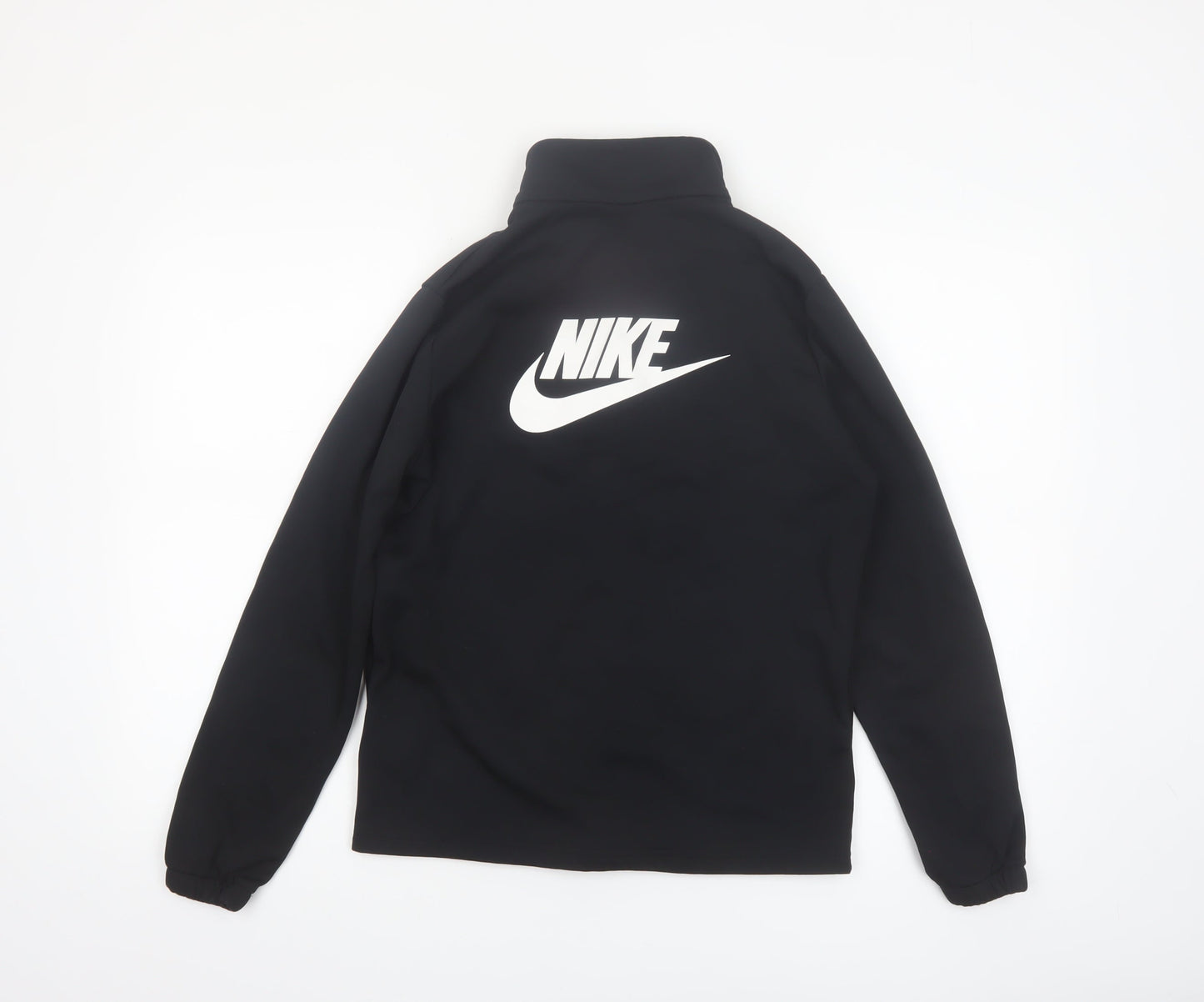 Nike Boys Black XL Track Jacket Full Zip Fleece Activewear Top