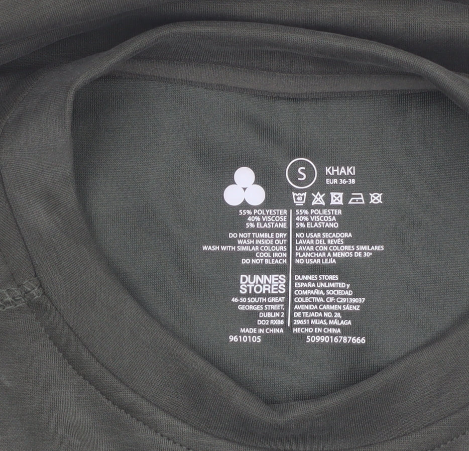 Dunnes Women’s Green Relaxed Fit Active Pullover Sweatshirt Size 8
