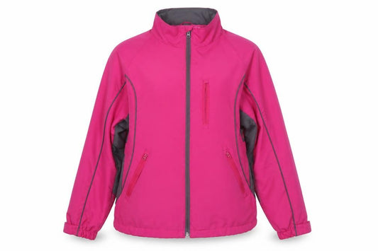 The Golf Co Women's Pink Windbreaker Jacket Size M Polyester