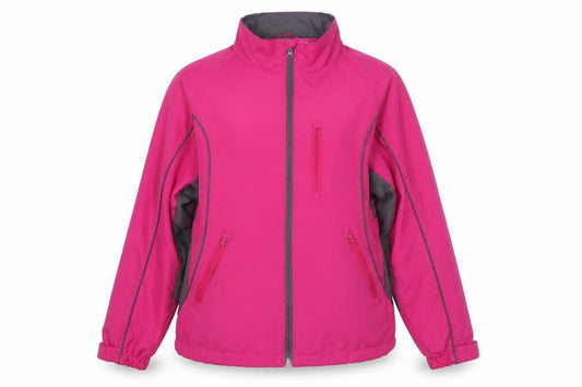 The Golf Co Women's Pink Windbreaker Jacket Size M Polyester