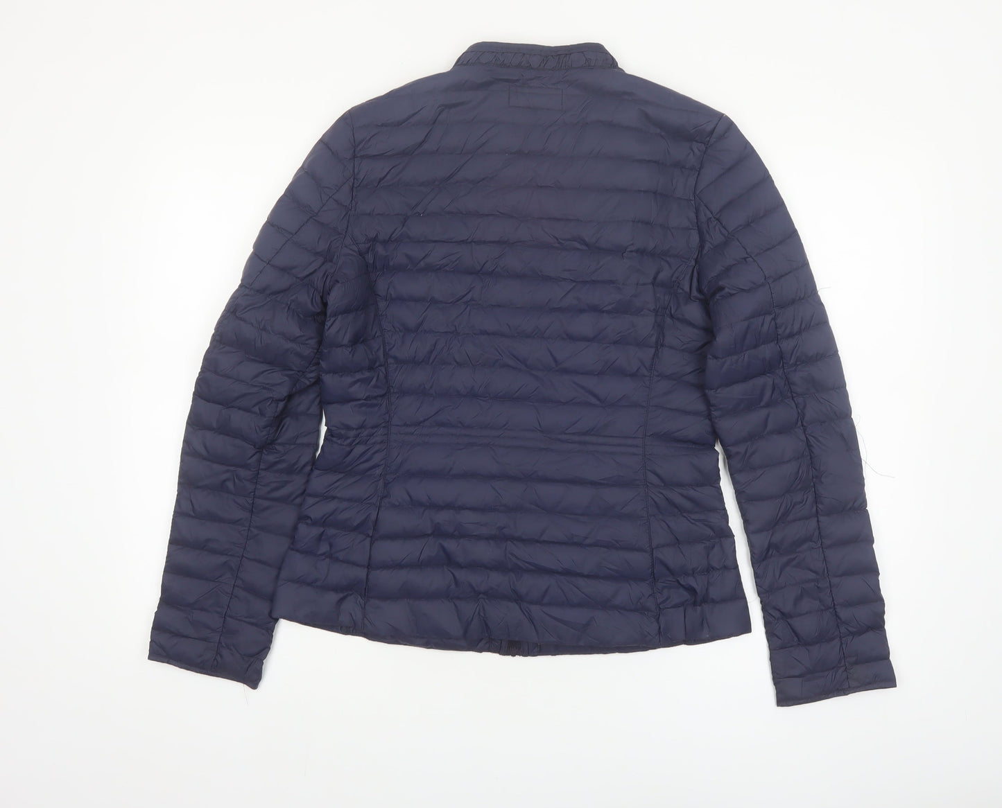 Paraphrase Women's Blue Quilted Down Puffer Jacket Size 12 M