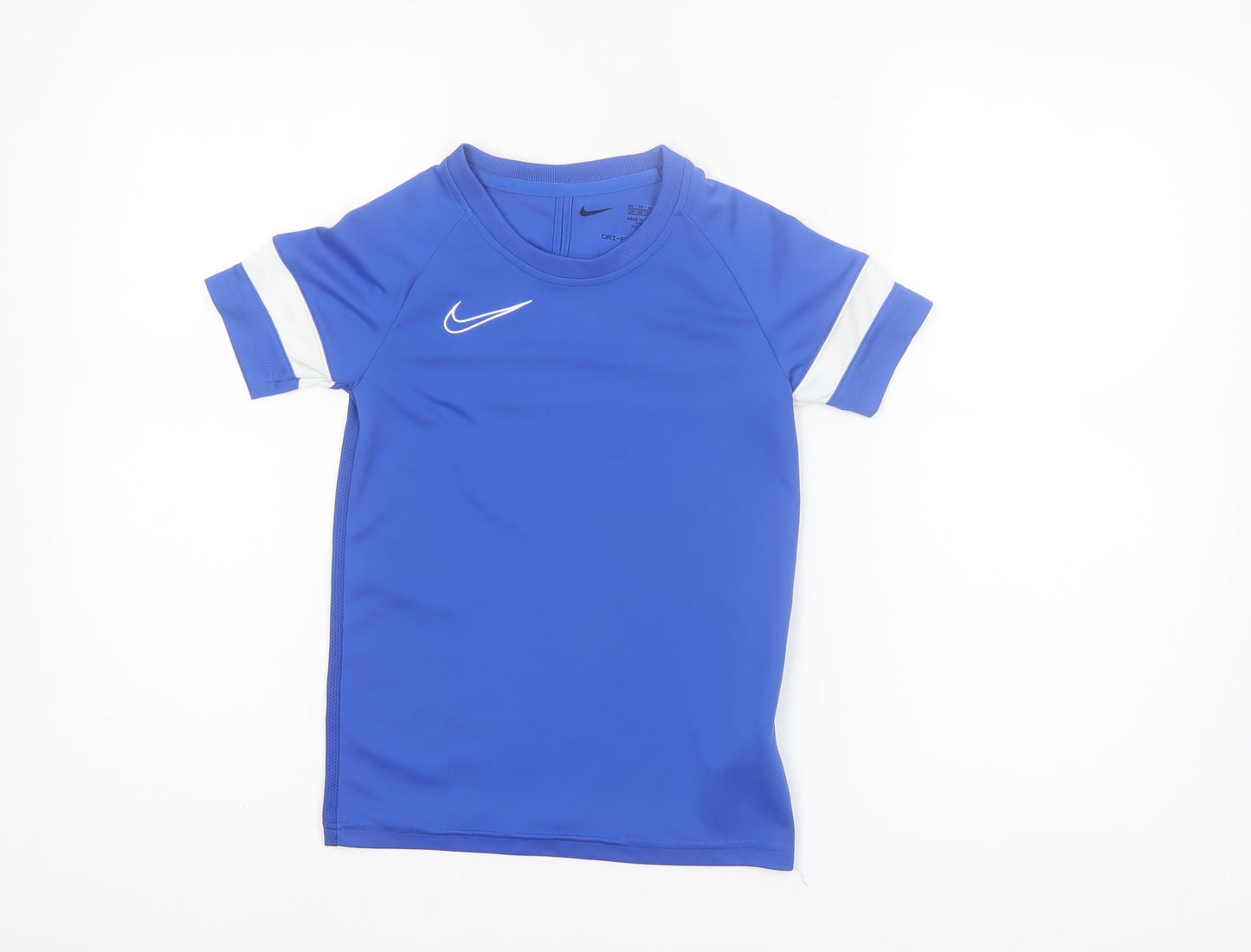 Nike Boys Blue Dri-FIT Short Sleeve Athletic T-Shirt XS