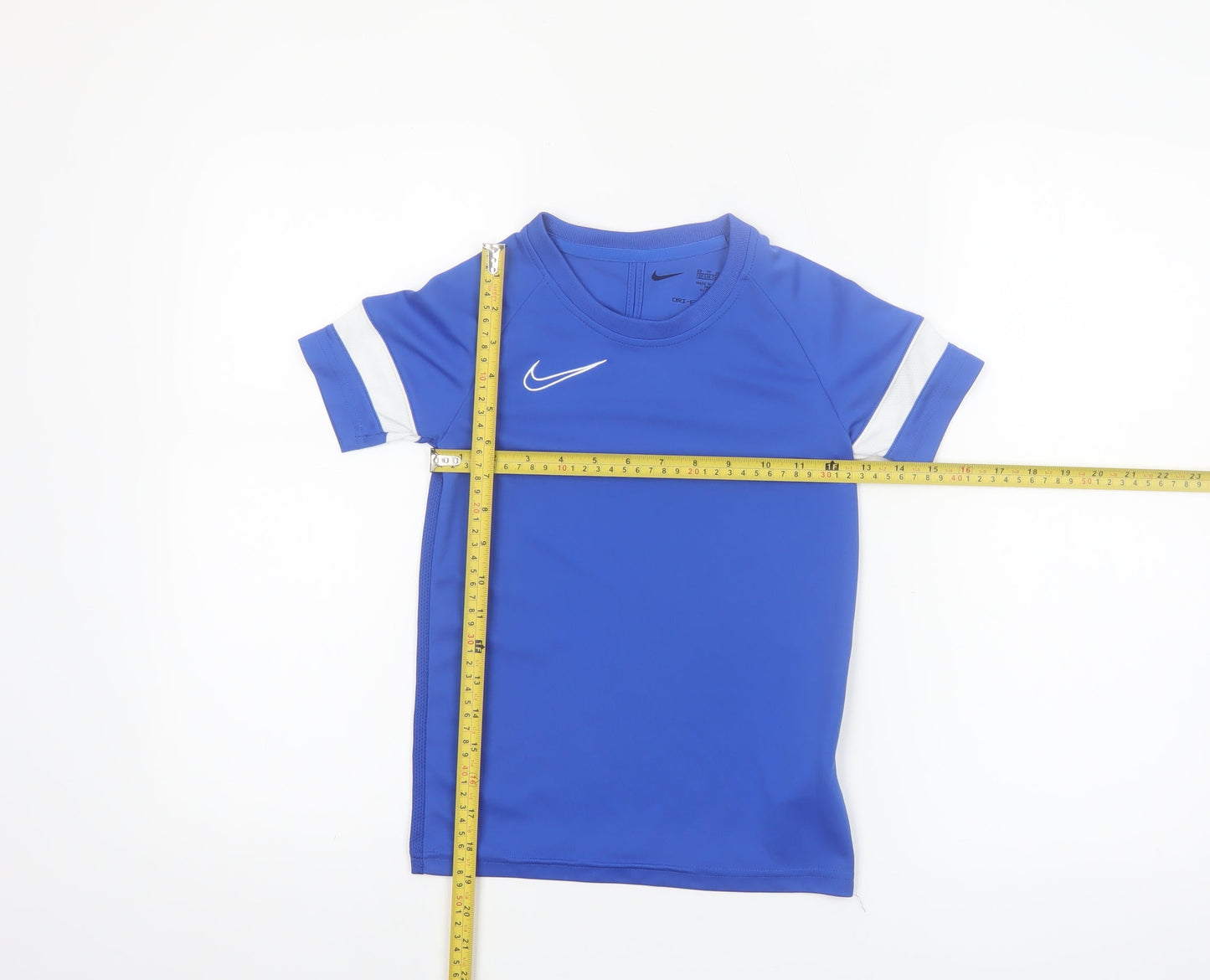 Nike Boys Blue Dri-FIT Short Sleeve Athletic T-Shirt XS