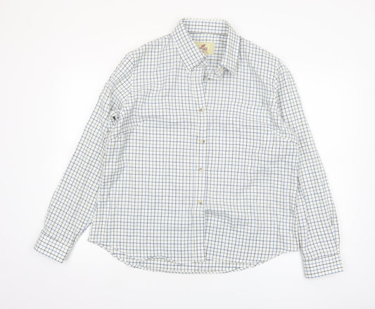 Regents View Women's Multicoloured Check Long Sleeve Button-Up Shirt Size 18