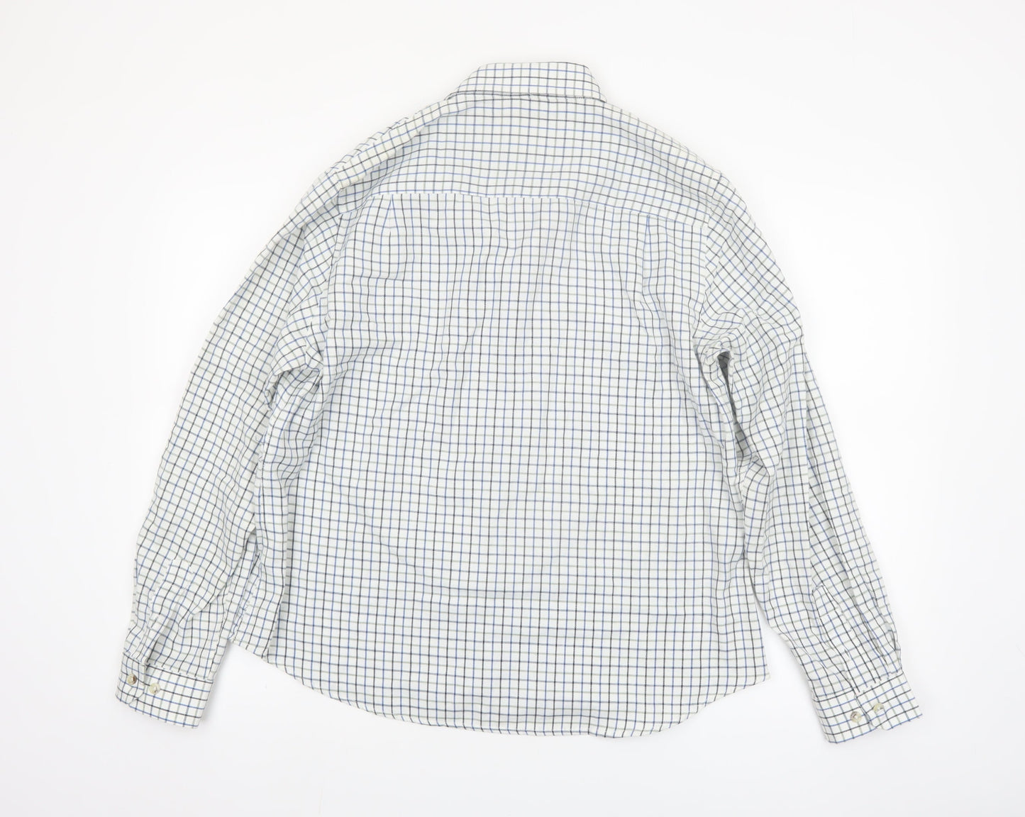 Regents View Women's Multicoloured Check Long Sleeve Button-Up Shirt Size 18