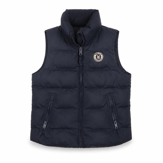 WHO.A.U Women Blue Puffer Waistcoat Size 14 Varsity Style