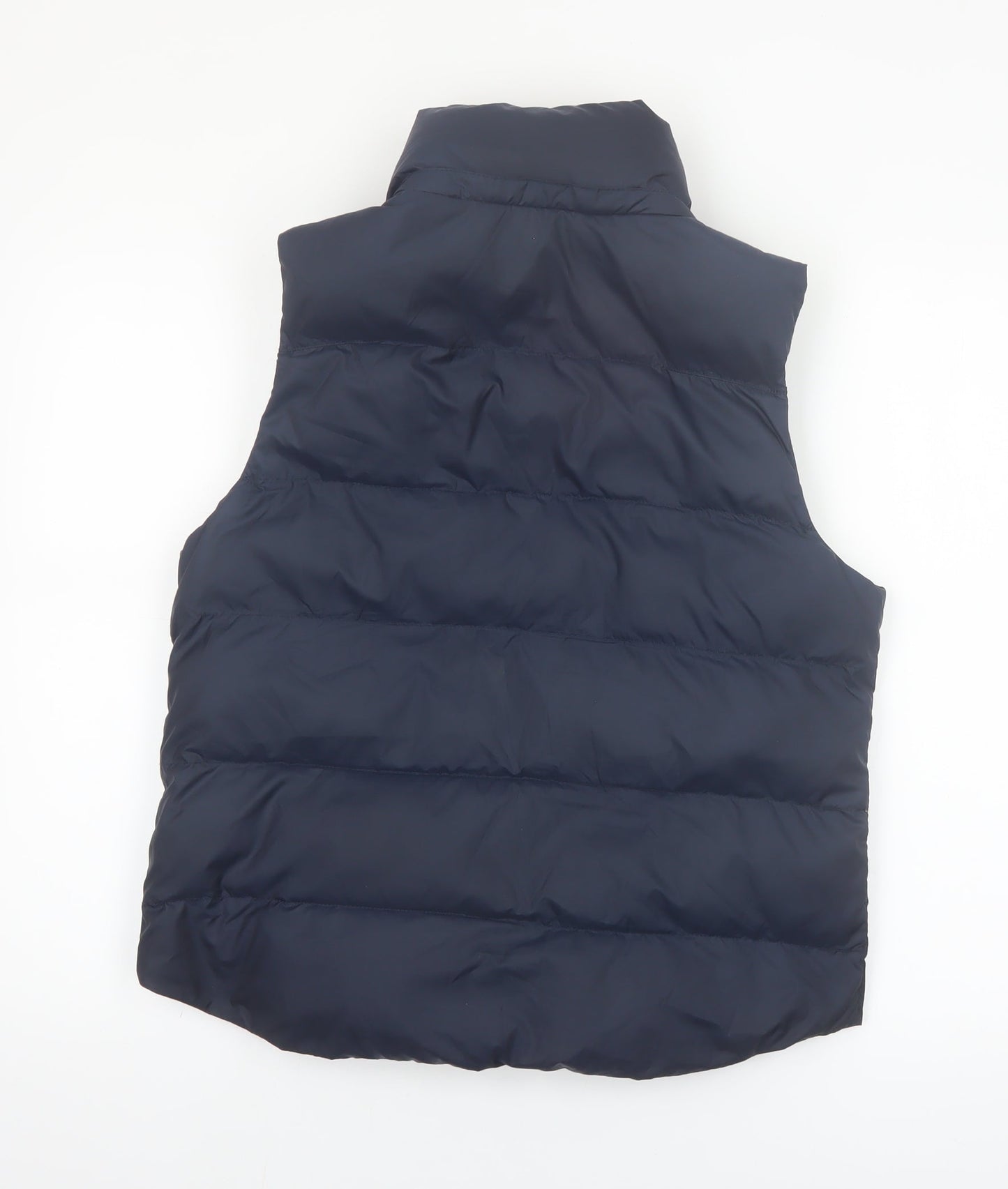 WHO.A.U Women Blue Puffer Waistcoat Size 14 Varsity Style