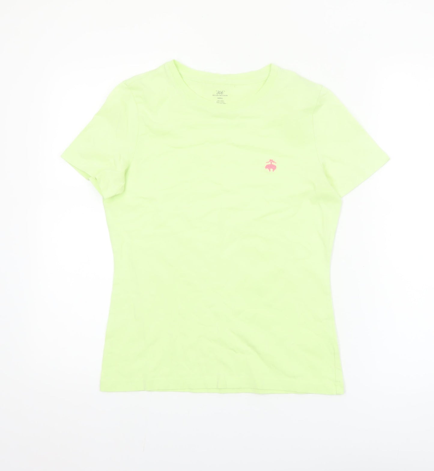 Brooks Brothers Women's Green Cotton Crew Neck T-Shirt Size S