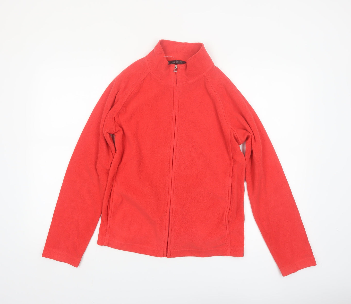 Dunnes Women’s Red Fleece Full Zip Casual Jacket Size 12