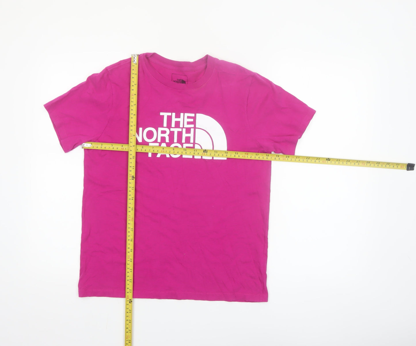 The North Face Womens Pink Short Sleeve Cotton T-Shirt Size S