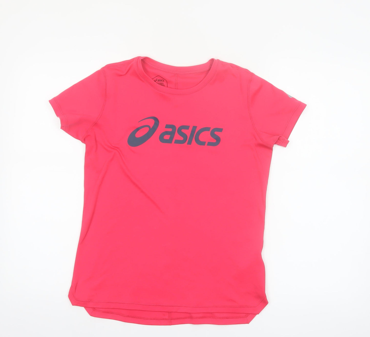 ASICS Womens Pink Short Sleeve Running T-Shirt Size S