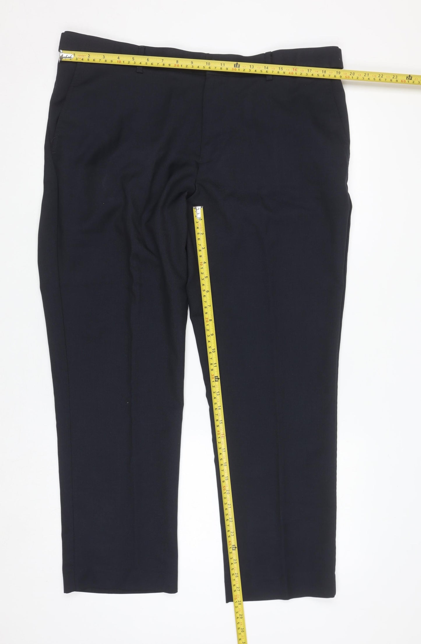 Farah Classic Men's Black 40x29 Dress Pants Trousers