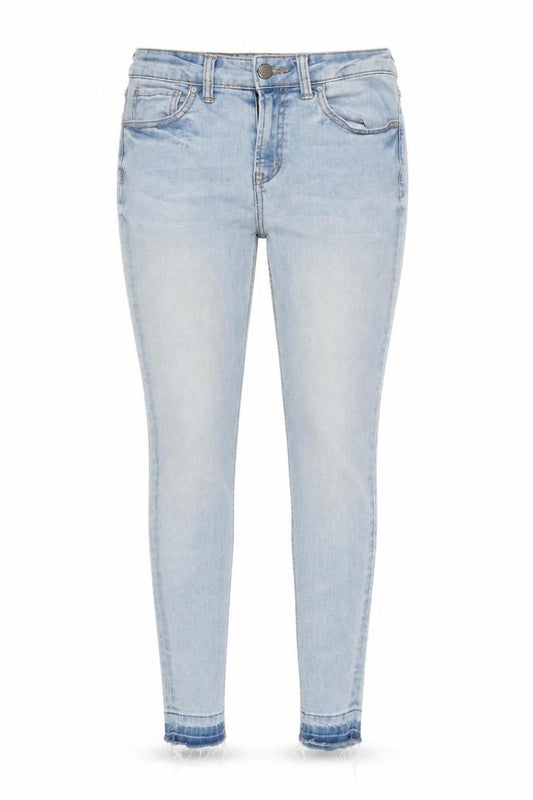 Denim Co Women's Light Blue Skinny Jeans Size 8 Mid Rise Stretch