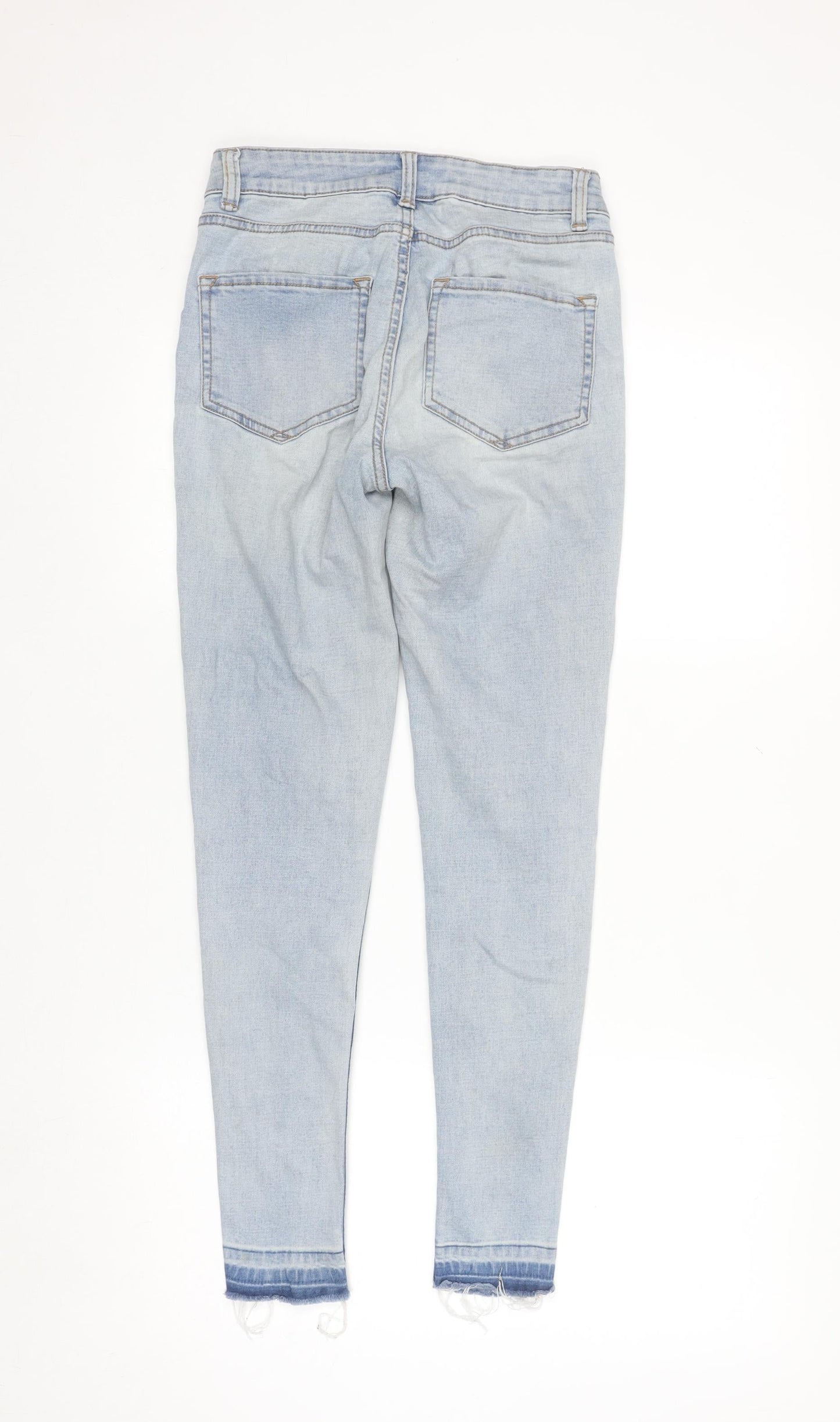 Denim Co Women's Light Blue Skinny Jeans Size 8 Mid Rise Stretch