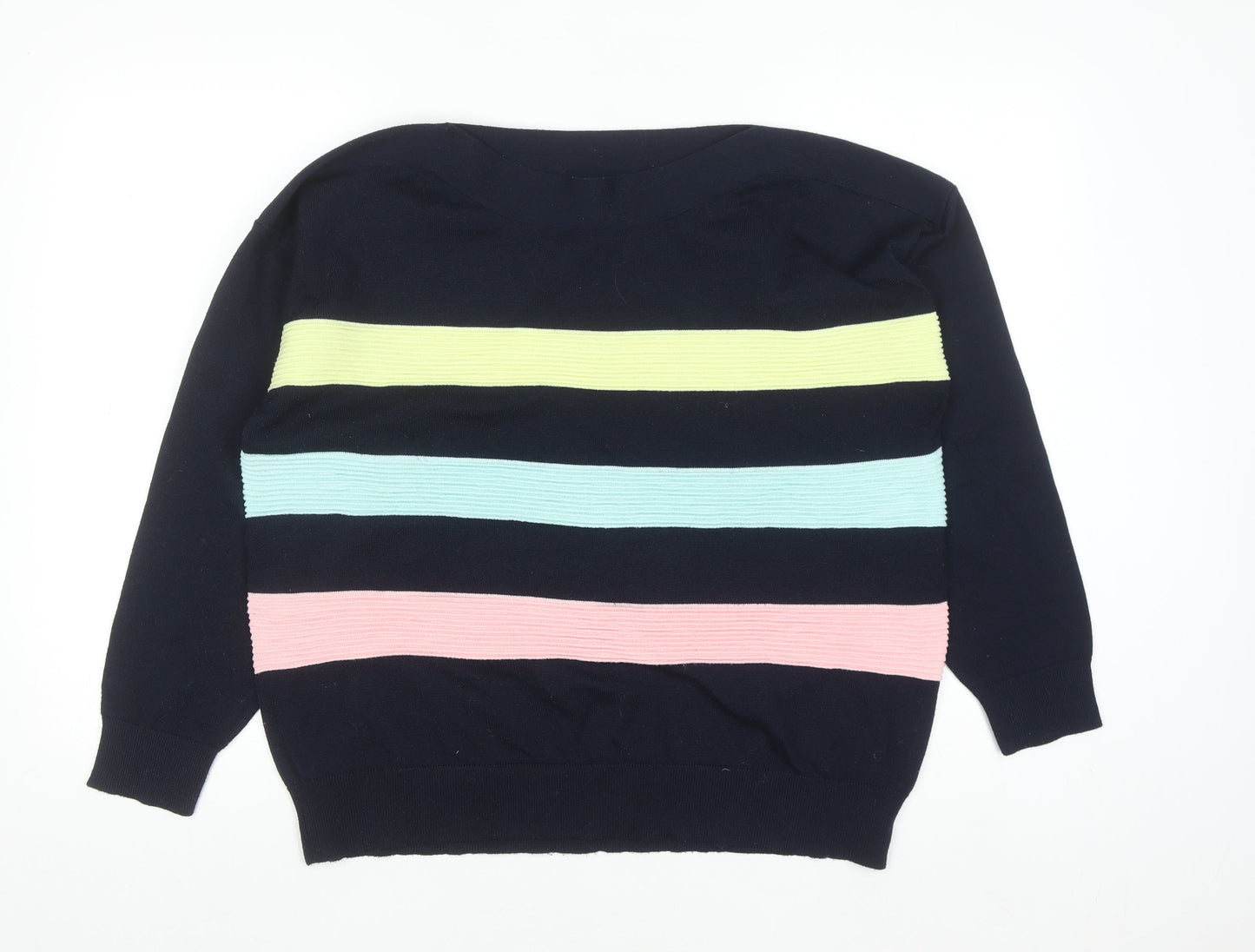 Dunnes Stores Women’s Multicoloured Stripe Knit Jumper Size 16