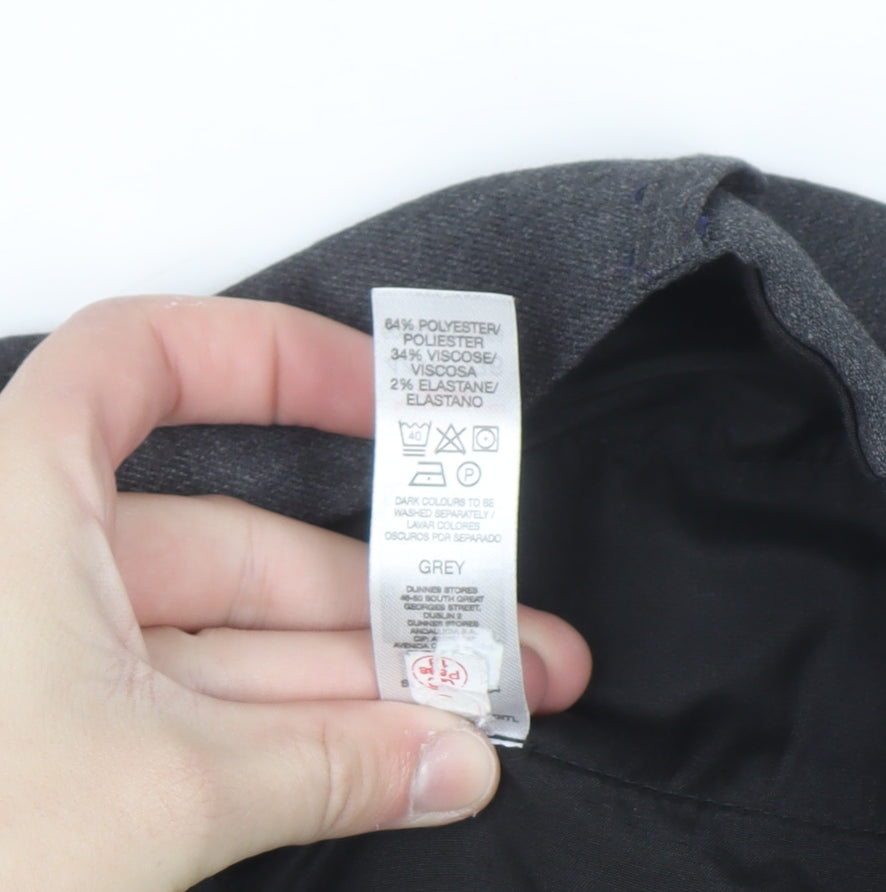 Dunnes Stores Men's Grey Regular Fit Dress Trousers 30W 31L