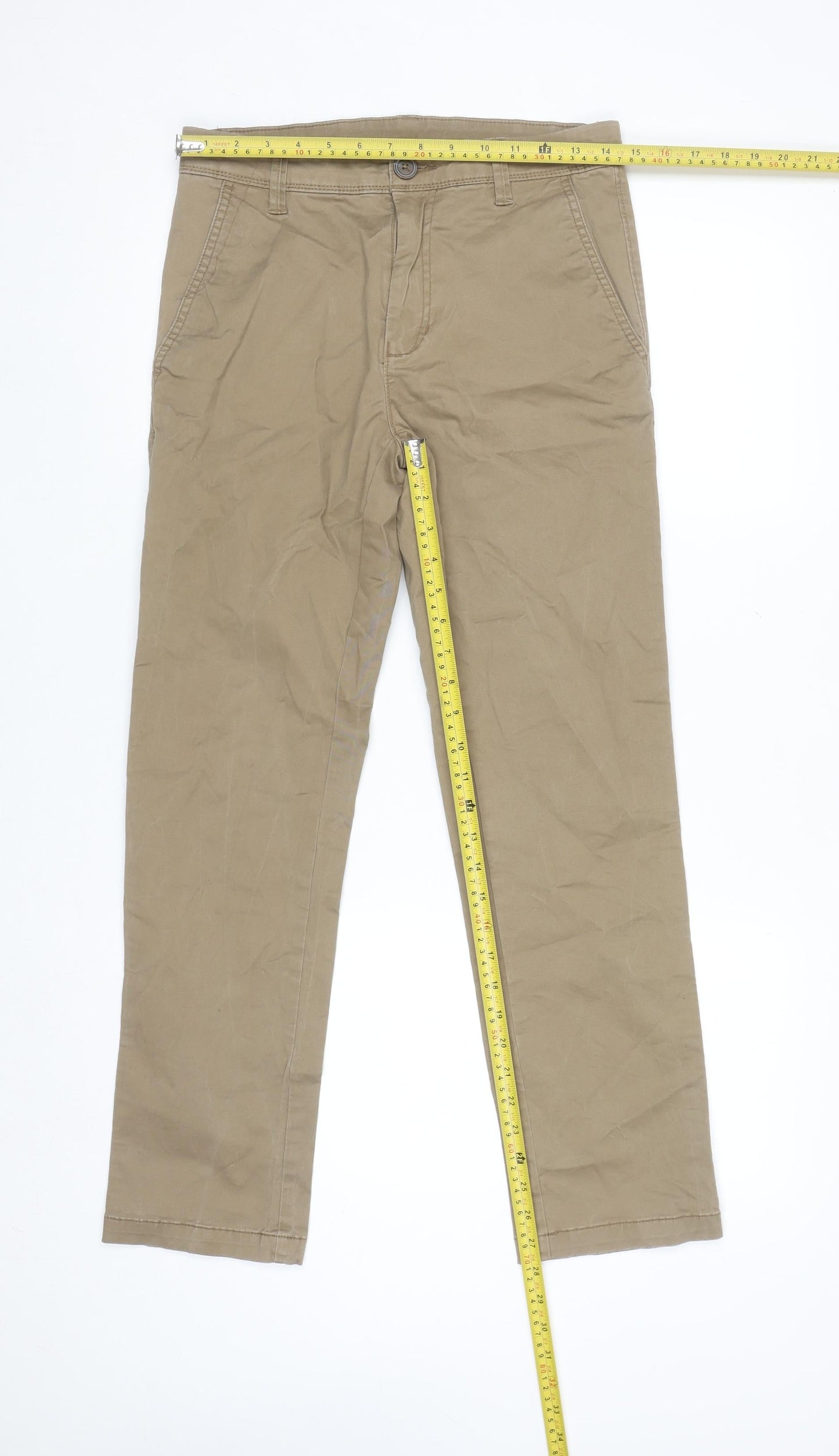 St. Bernard for Dunnes Stores Men's Beige Chino Trousers 30in Waist