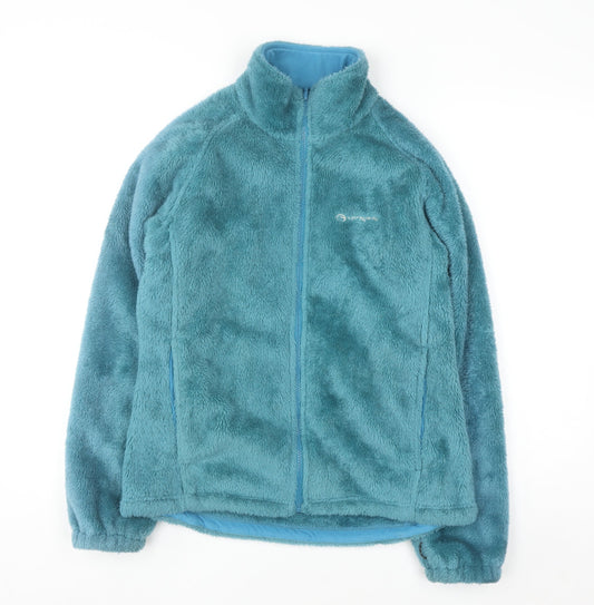 Sprayway Women's Blue Full Zip Fleece Jacket UK 12 M Polyester