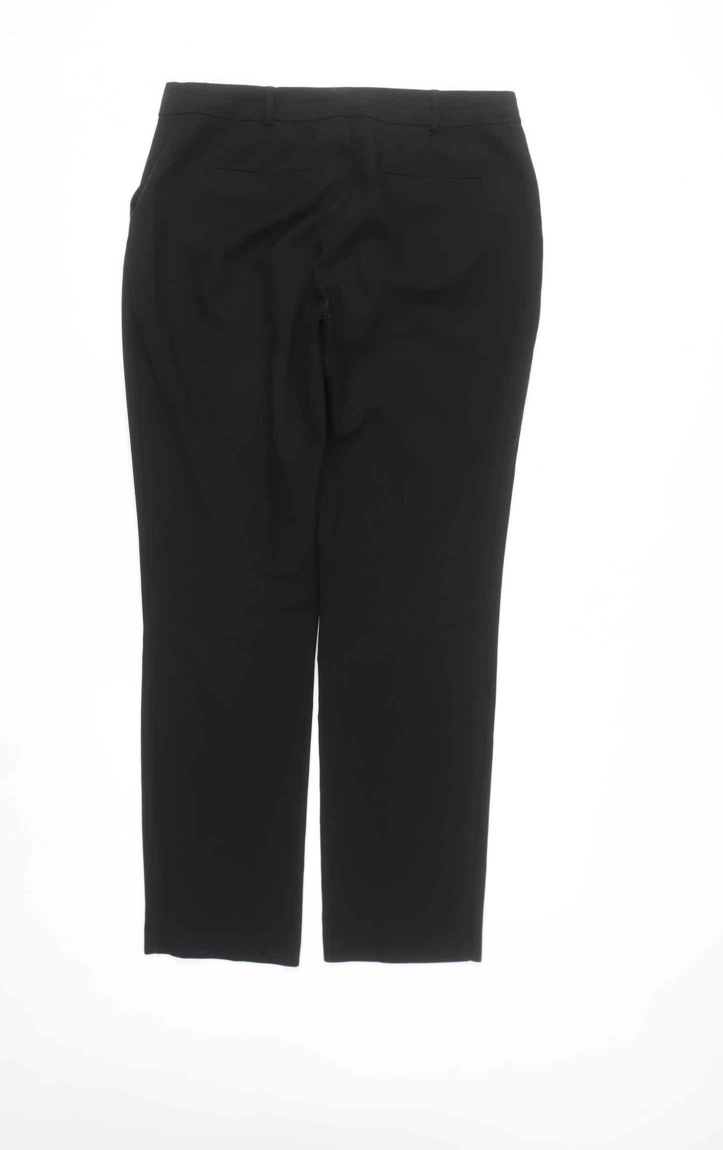 Dunnes Women Black Size 12 Straight Leg Dress Pants Trousers