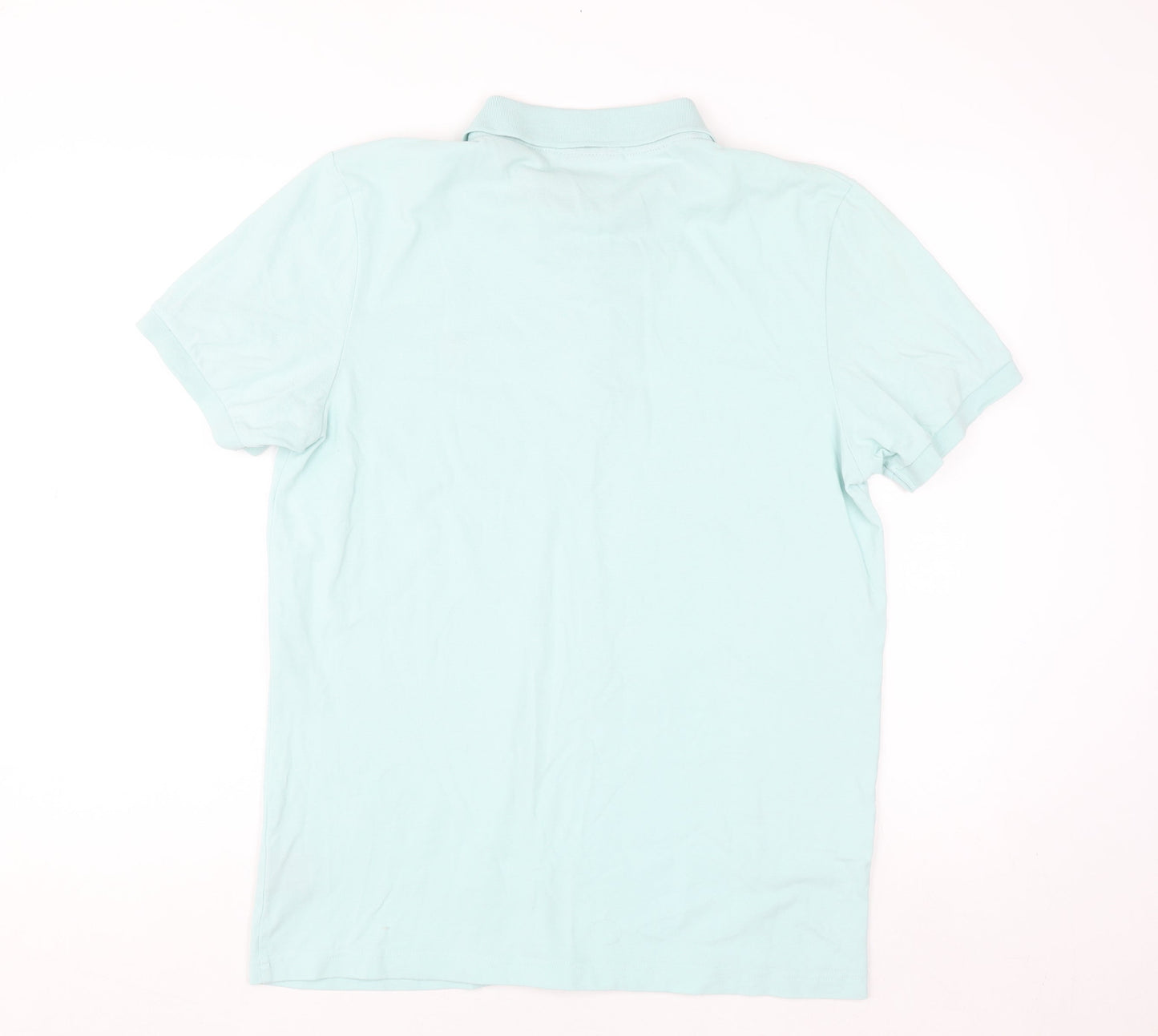 XV Kings Mens Blue Cotton Short Sleeve Polo Shirt Size M