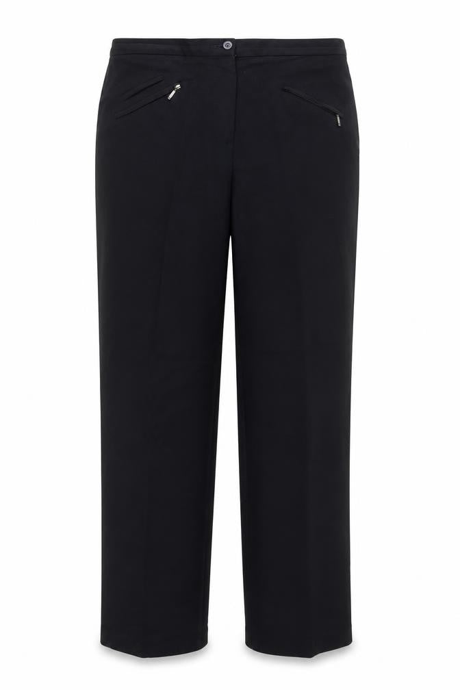 Marks & Spencer Women Blue Size 12 Slim Leg Trousers