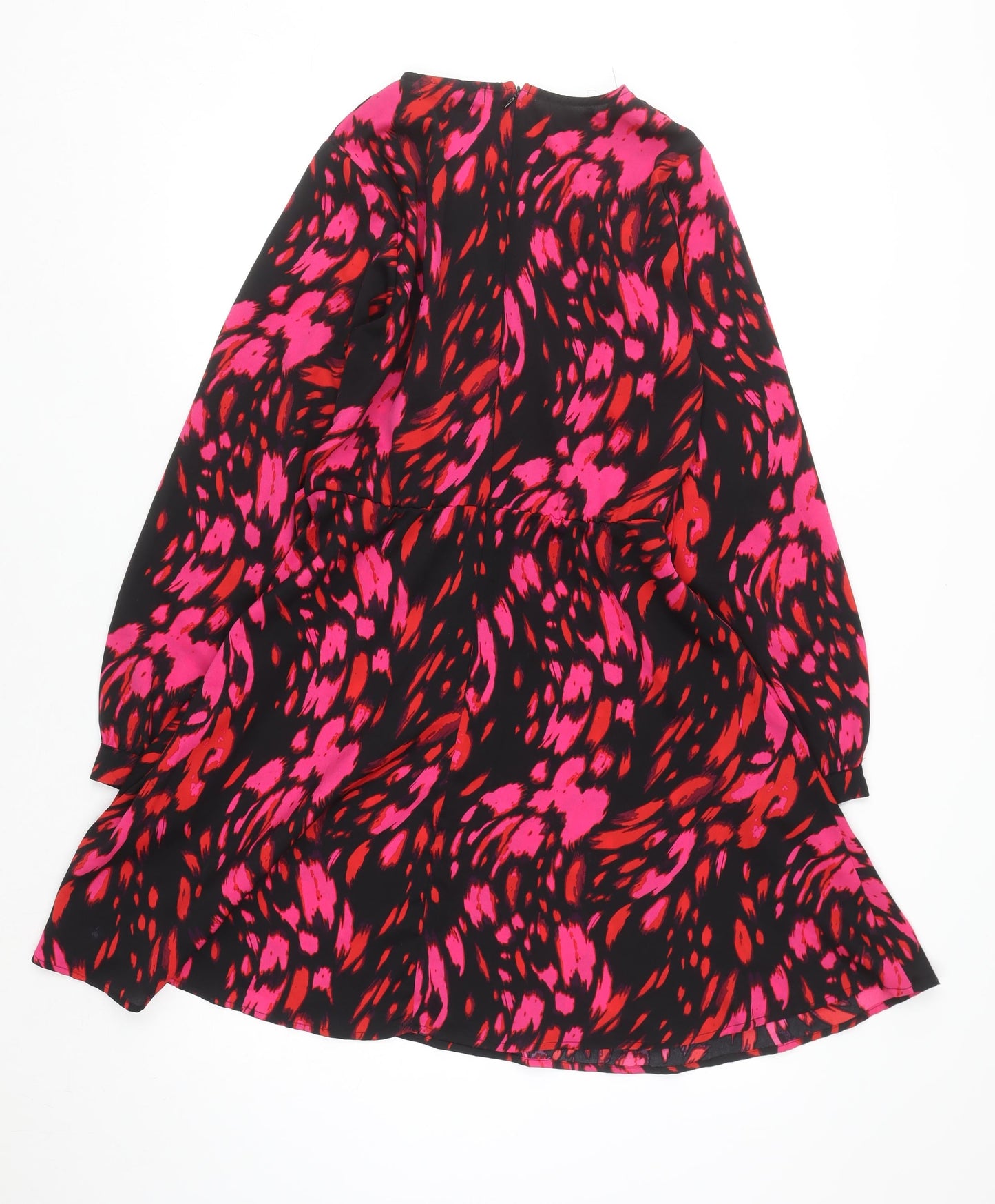 Girl In Mind Women’s Multicoloured Size 10 Wrap Mini Dress