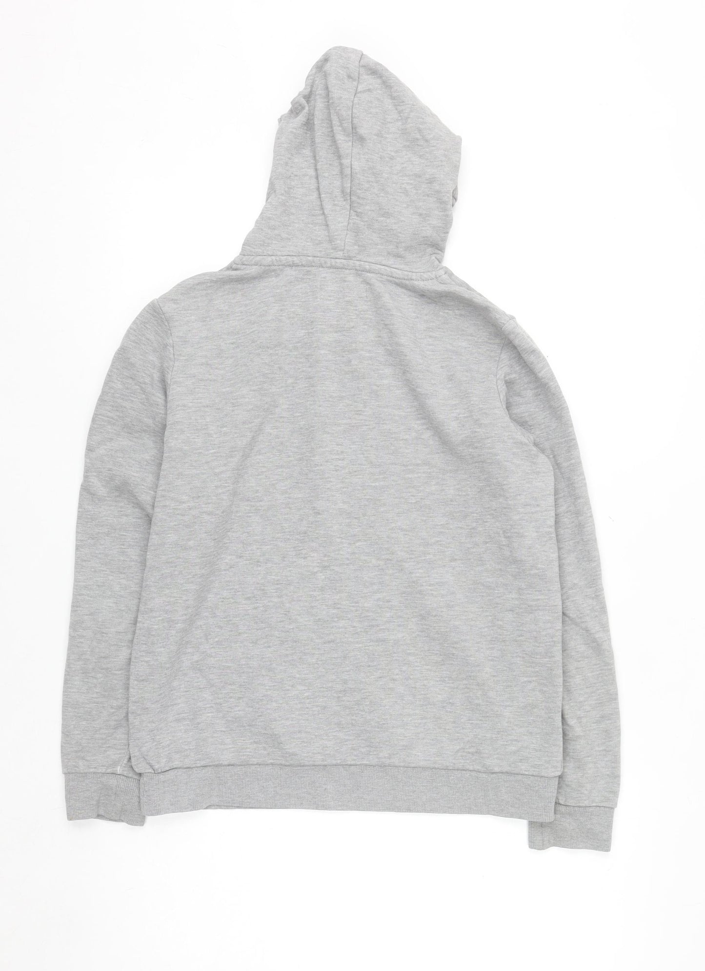 Jack & Jones Boys Grey Pullover Hoodie Size 164 Cotton Blend Casual
