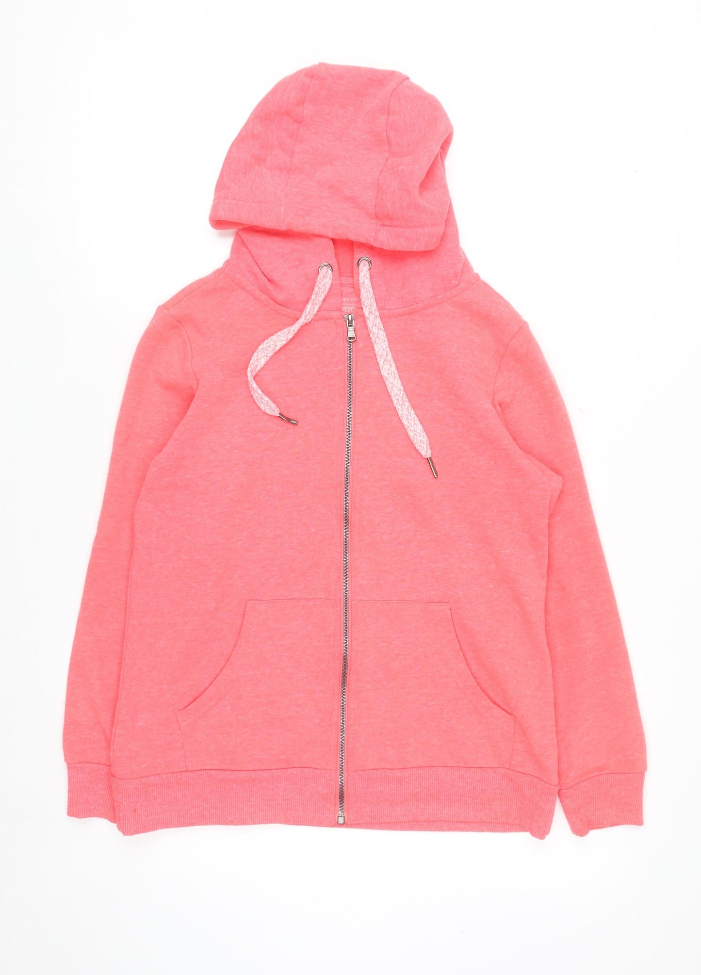 Dunnes Stores Women’s Pink Full Zip Hoodie Small Hooded Fleece