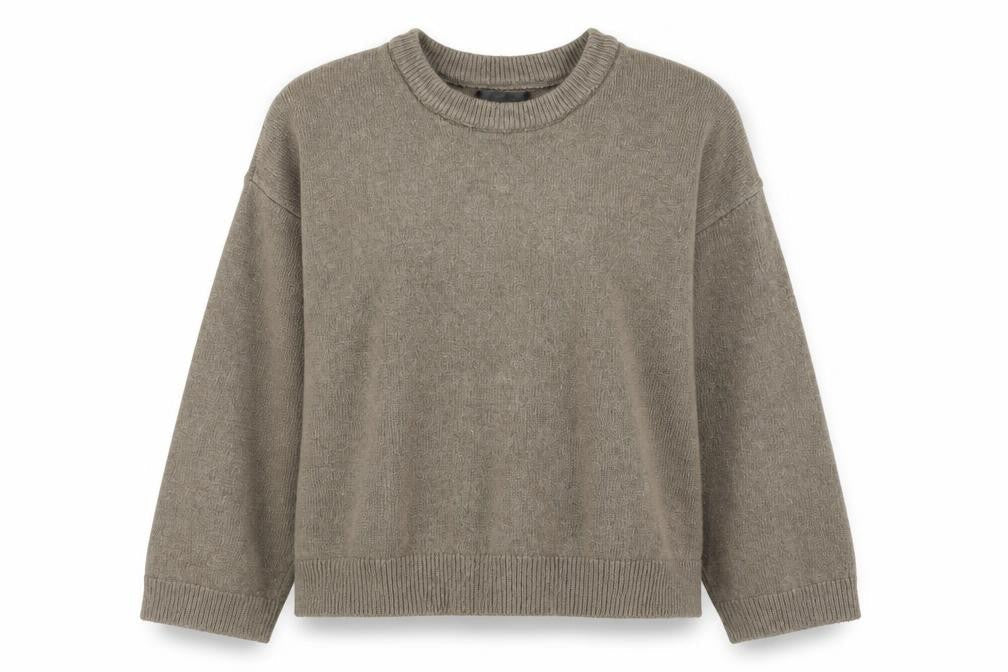 Dunnes Stores Women Brown Crew Neck Knit Pullover Jumper Size 12