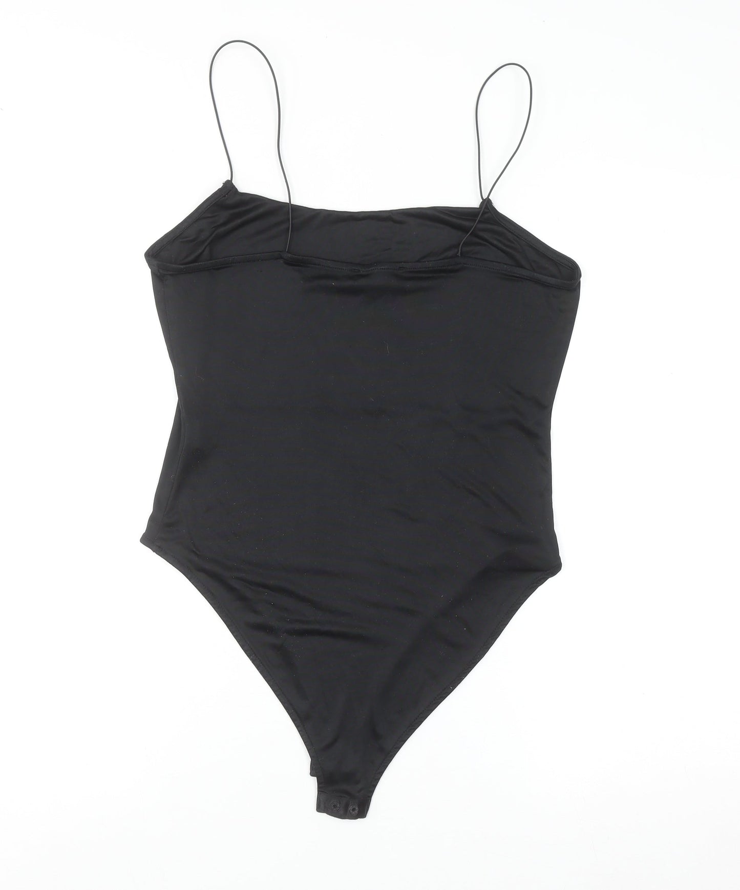 Primark Women's Black Camisole Bodysuit Size 12 Stretch Jersey