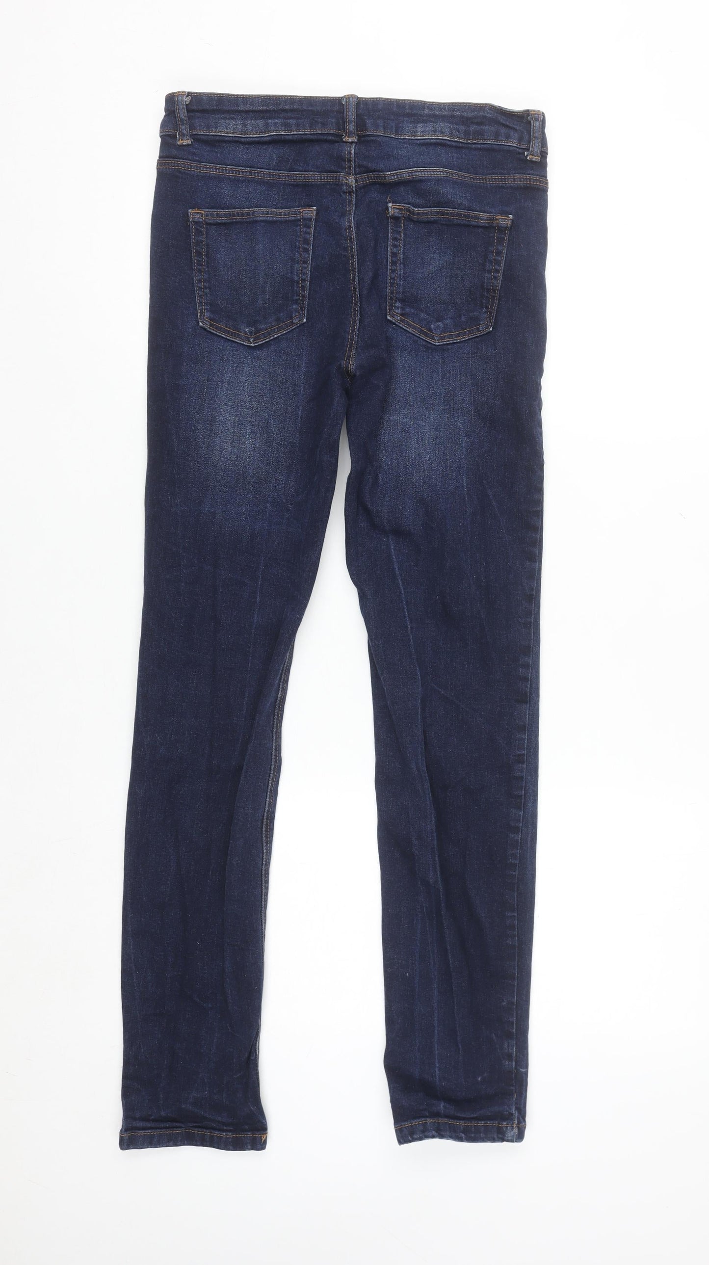 Denim Co Girls Blue Slim Fit Jeans 13-14 Years Dark Wash Stretch